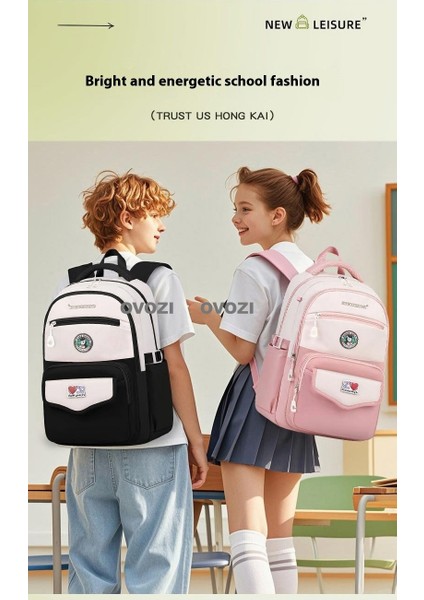 Ovozı Büyük Kapasiteli Öğrenci Okul Çantası Günlük Omuz Çantası (Yurt Dışından) indirimleri