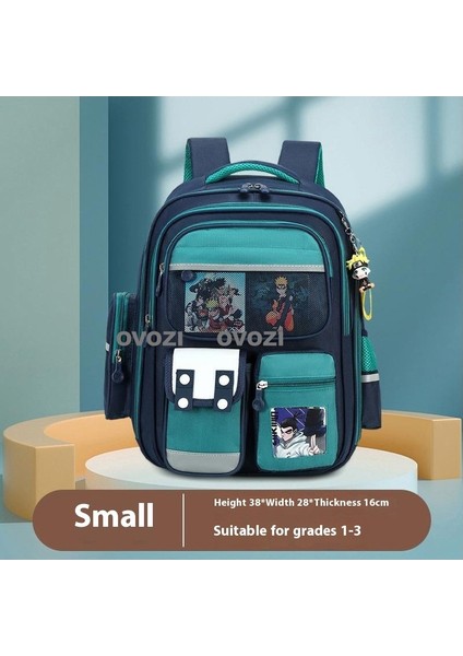 Ovozı Büyük Kapasiteli Karikatür Öğrenci Okul Çantası Günlük Omuz Çantası (Yurt Dışından)