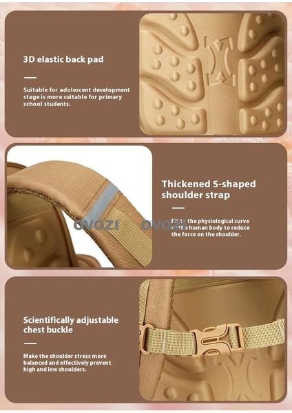 Ovozı Büyük Kapasiteli Karikatür Öğrenci Okul Çantası Günlük Omuz Çantası (Yurt Dışından) modelleri