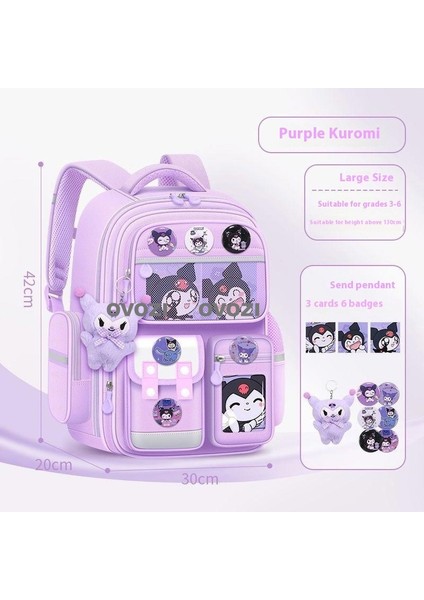 Ovozı Büyük Kapasiteli Yük Azaltma Omurga Koruma Öğrenci Okul Çantası Eğlence Omuz Çantası (Yurt Dışından)