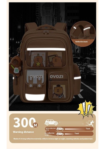 Ovozı Büyük Kapasiteli Yük Azaltma Omurga Koruma Öğrenci Okul Çantası Eğlence Omuz Çantası (Yurt Dışından) fırsatları