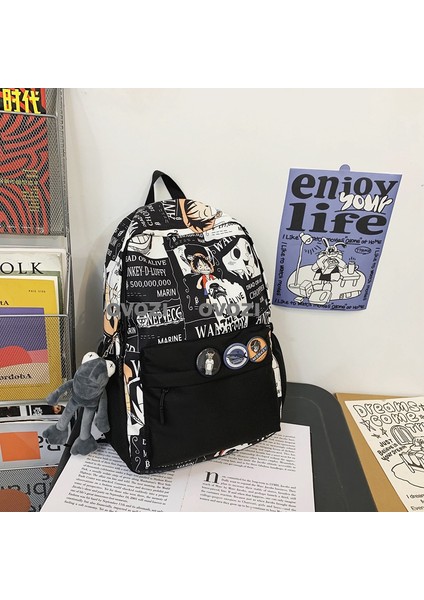 Ovozı Büyük Kapasiteli Öğrenci Okul Çantası Günlük Omuz Çantası (Yurt Dışından)