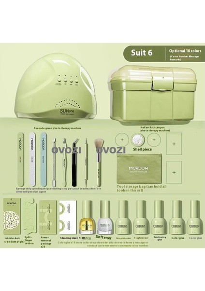 Ovozı Yapay Tırnak Manikür Seti (Yurt Dışından)