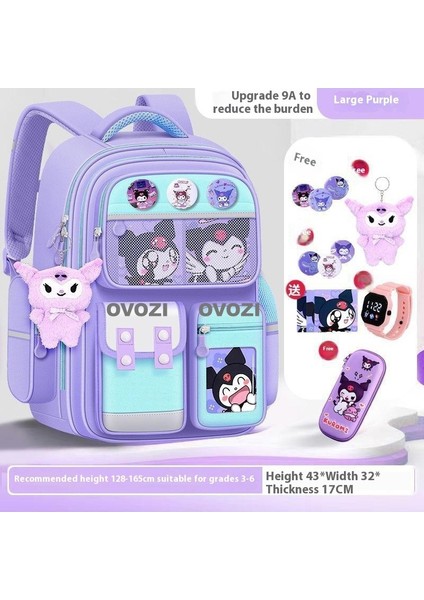 Ovozı Büyük Kapasiteli Öğrenci Okul Çantası Eğlence Seyahat Omuz Çantası (Yurt Dışından)