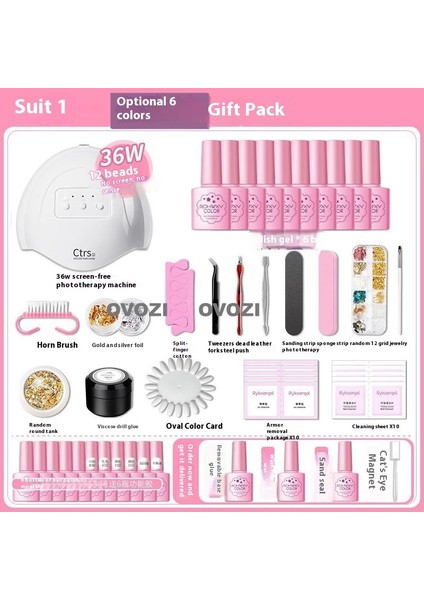 Ovozı Yapay Tırnak Manikür Seti (Yurt Dışından)