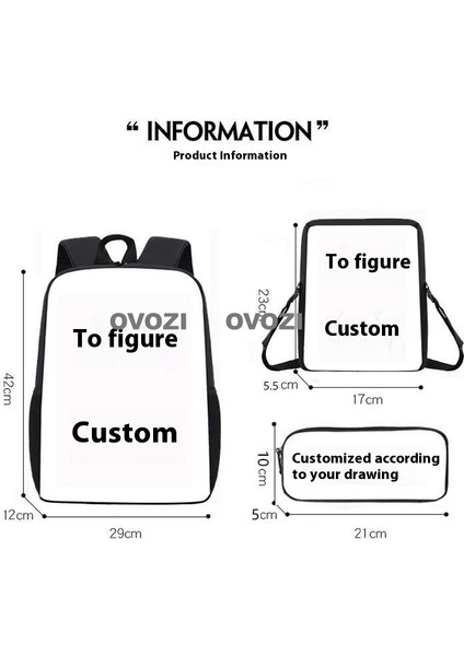 Ovozı Öğrenci Okul Çantası Seti (Yurt Dışından) fiyatları