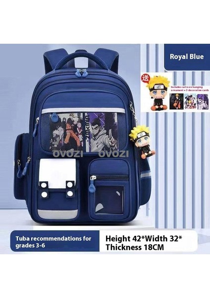 Ovozı Sevimli Karikatür Yük Azaltma Omurga Koruma Öğrenci Okul Çantası Eğlence Omuz Çantası (Yurt Dışından)