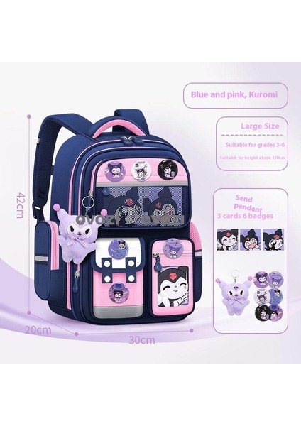 Ovozı Büyük Kapasiteli Yük Azaltma Omurga Koruma Öğrenci Okul Çantası Eğlence Omuz Çantası (Yurt Dışından)