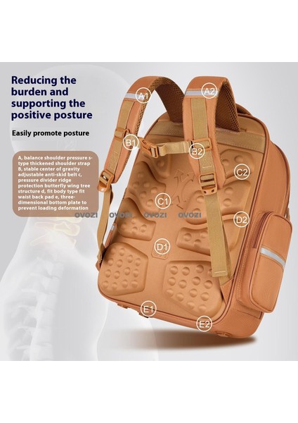 Ovozı Büyük Kapasiteli Yük Azaltma Omurga Koruma Öğrenci Okul Çantası Eğlence Omuz Çantası (Yurt Dışından) fiyatları