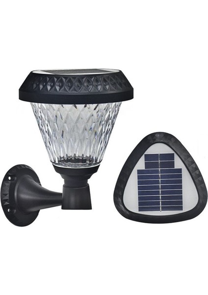 Güneş Enerjili 2'li Solar Dekoratif Duvar-Bahçe Aydınlatma Apliği Rgb |beyaz| Gün Işığı Mod-Kumandalı fırsatları