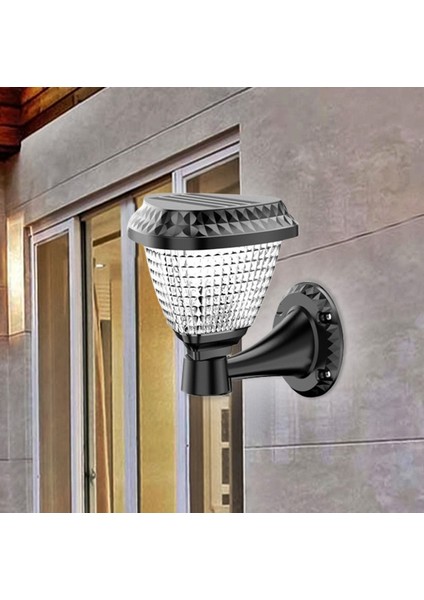 Güneş Enerjili 2'li Solar Dekoratif Duvar-Bahçe Aydınlatma Apliği Rgb |beyaz| Gün Işığı Mod-Kumandalı indirimleri