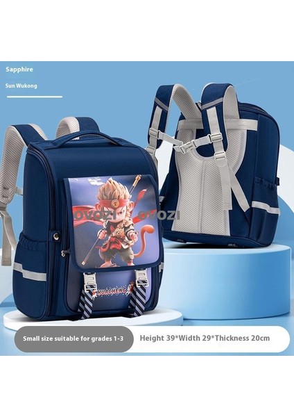 Ovozı Büyük Kapasiteli Karikatür Öğrenci Okul Çantası Günlük Omuz Çantası (Yurt Dışından)