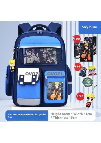 Ovozı Büyük Kapasiteli Yük Azaltma Omurga Koruma Öğrenci Okul Çantası Eğlence Omuz Çantası (Yurt Dışından)