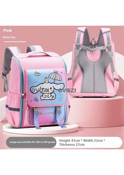 Ovozı Büyük Kapasiteli Karikatür Öğrenci Okul Çantası Günlük Omuz Çantası (Yurt Dışından)
