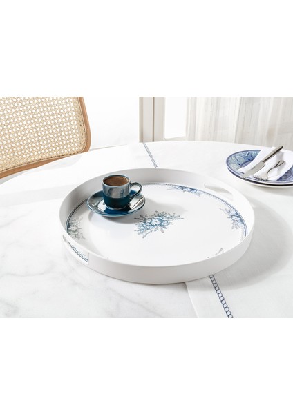 Blanche Yuvarlak Tepsi