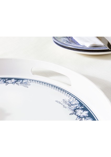 Blanche Yuvarlak Tepsi