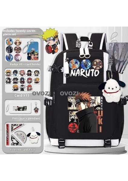 Ovozı Öğrenci Okul Çantası Seti Günlük Omuz Çantası (Yurt Dışından)