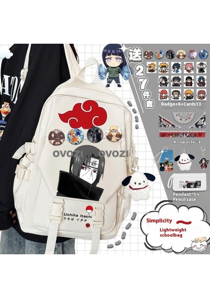 Ovozı Öğrenci Okul Çantası Seti Günlük Omuz Çantası (Yurt Dışından)