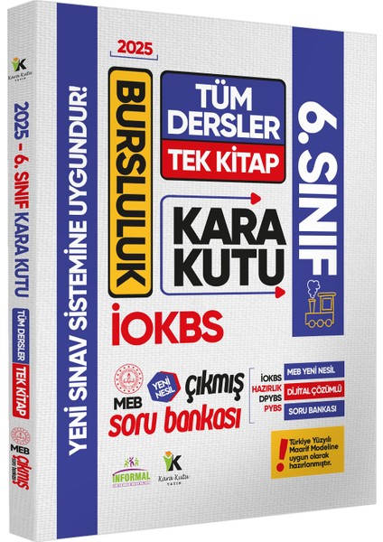 2026 6.Sınıf İOKBS PAKET 7lı Tıpkı Basım/Tüm Dersler Tek Kitap Çözümlü Çıkmış Soru Bankası 2li Set modelleri