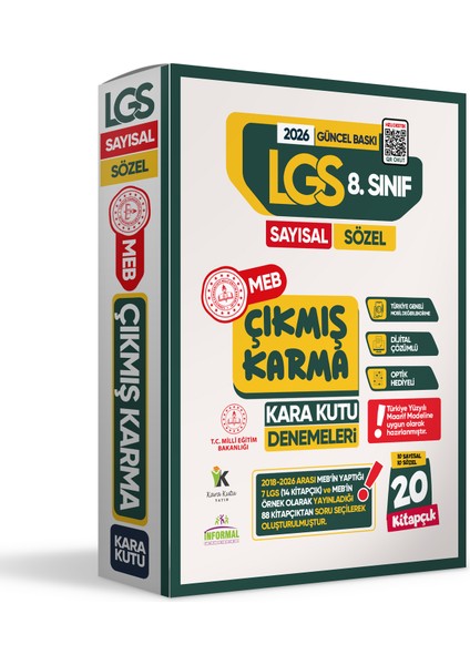 2025 8.sınıf Lgs 10LU Deneme Çıkmış Soru Arşivi Karma Kara Kutu Deneme Sınavı Paketi Dijital Çözümlü fiyatları