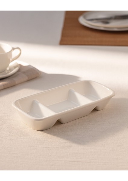 New Petit Concept 3 Bölmeli Sunum Tabağı