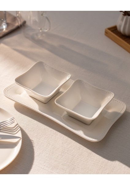 New Petit Concept 3 Parça Sunum Tabağı