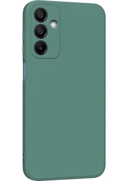 Samsung Galaxy A25 5g Kılıf First Silikon - Koyu Yeşil Arbkd