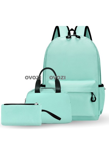 Ovozı 42CM Öğrenciler Için Okul Çantası 3 Parça Set (Yurt Dışından)