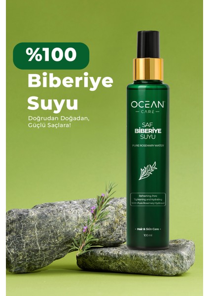 Biberiye Suyu Saç Uzamasını Destekleyici Saf Saç Toniği 100 ml