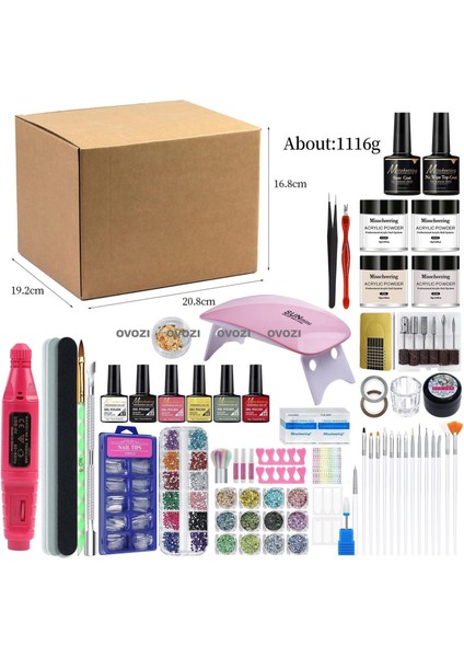 Ovozı Yapay Tırnak Manikür Seti (Yurt Dışından)