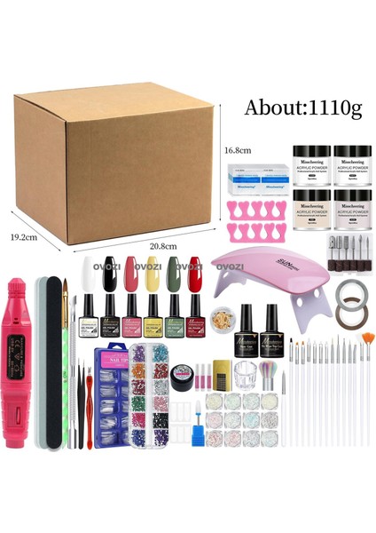 Ovozı Yapay Tırnak Manikür Seti (Yurt Dışından)