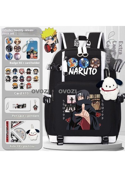 Ovozı Öğrenci Okul Çantası Seti Günlük Omuz Çantası (Yurt Dışından)