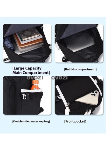 Ovozı Öğrenci Okul Çantası Seti Günlük Omuz Çantası (Yurt Dışından) fırsatları