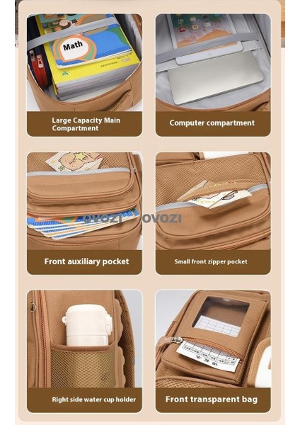 Ovozı Sevimli Karikatür Yük Azaltma Omurga Koruma Öğrenci Okul Çantası Eğlence Omuz Çantası (Yurt Dışından) fırsatları