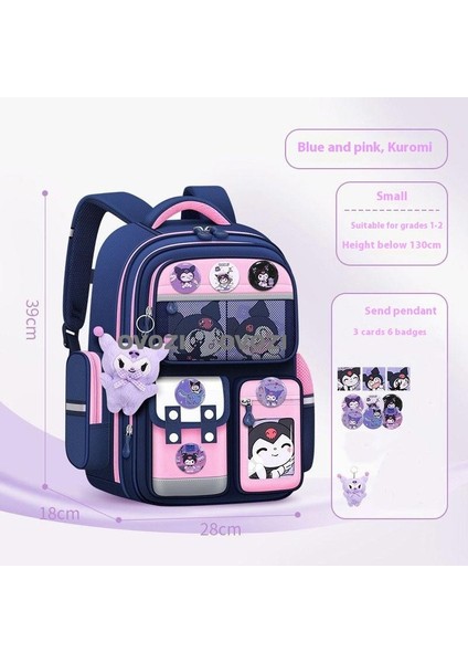 Ovozı Sevimli Karikatür Yük Azaltma Omurga Koruma Öğrenci Okul Çantası Eğlence Omuz Çantası (Yurt Dışından)