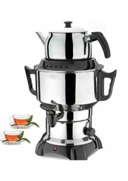 Termostatlı 3.5l Elektrikli Semaver Çaycı Beyaz