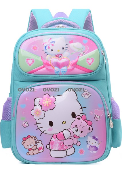 Ovozı Büyük Kapasiteli Karikatür Öğrenci Okul Çantası Günlük Omuz Çantası (Yurt Dışından)