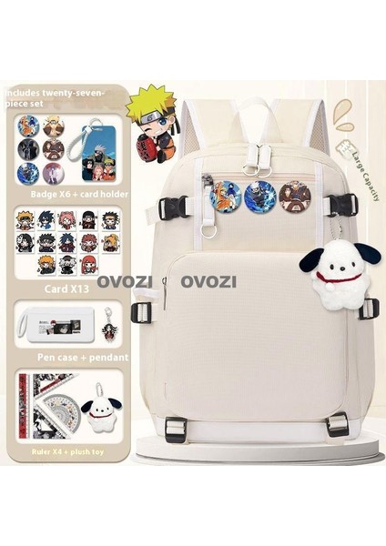 Ovozı Öğrenci Okul Çantası Seti Günlük Omuz Çantası (Yurt Dışından)