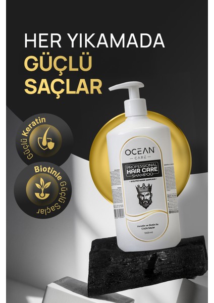 Şampuan Dolgunlaştırıcı, Onarıcı, Besleyici Biotin ve Keratin Içerikli Şampuan 1000 ml