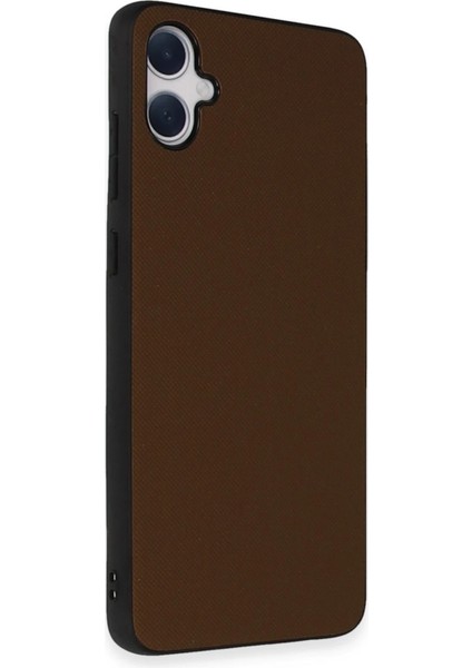 Samsung Galaxy A05 Kılıf Taft Kapak - Kahverengi Arbkd