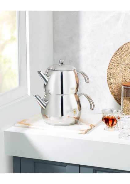 Karlotte Çaydanlık Takımı Büyük Boy