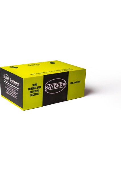 Sunni Tohumlama Eldiveni 100'LÜ Lastikli