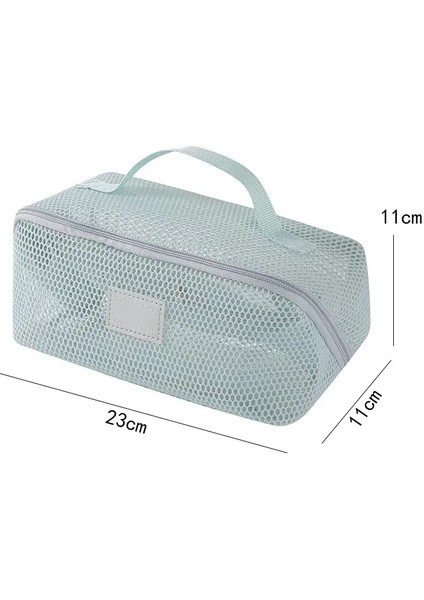 Kadınlar Için Basit Kozmetik Depolama Çantası Büyük Kapasiteli Su Geçirmez Seyahat Taşınabilir Tuvalet Depolama Paketi Mesh Fermuar Bagcolor: Siyah (Yurt Dışından)