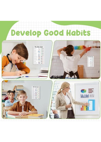 Çocuklar Için Görev Listesi Seti - Günlük Liste Panosu, Aile Günlük Planlayıcısı, Sınıf Için Kaydırıcılı Mesaj Panosu, Ev Seyahati (Yurt Dışından) indirimleri