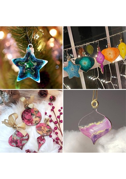 Noel Reçine Kalıbı, Epoksi Reçine Için 2 Adet Noel Süsü Silikon Kalıbı, Kendin Yap Reçine El Sanatları Anahtarlık Noel Dekoru Hediyesi (Yurt Dışından) fırsatları