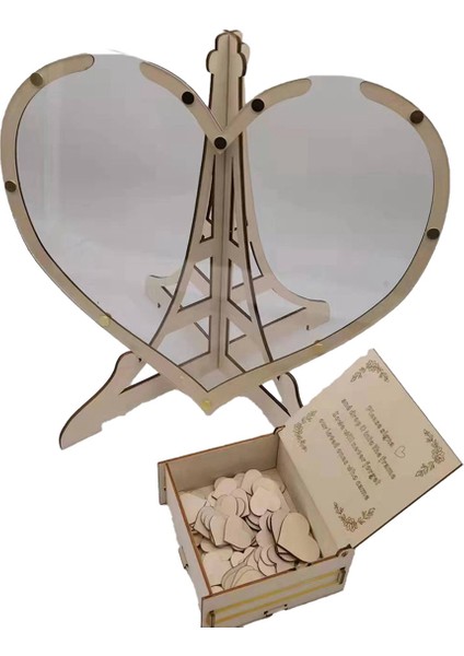 Düğün Misafir Defteri Alternatif Düğün Dekoru 3D Kazınmış Misafir Defteri Misafir Bırakma Kutusu Hoş Geldiniz Kartı Düğün Dekorasyonları, A (Yurt Dışından) fiyatları