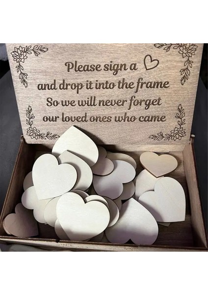 Düğün Misafir Defteri Alternatif Düğün Dekoru 3D Kazınmış Misafir Defteri Misafir Bırakma Kutusu Hoş Geldiniz Kartı Düğün Dekorasyonları, A (Yurt Dışından) indirimleri