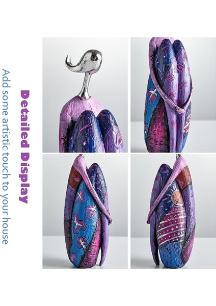 Kadın Sanat Figürleri Heykel, Ev Dekoru Için Renkli Reçine Soyut Kadın Heykeli, Oda A Için Yağlıboya Dekorasyonları (Yurt Dışından) fiyatları