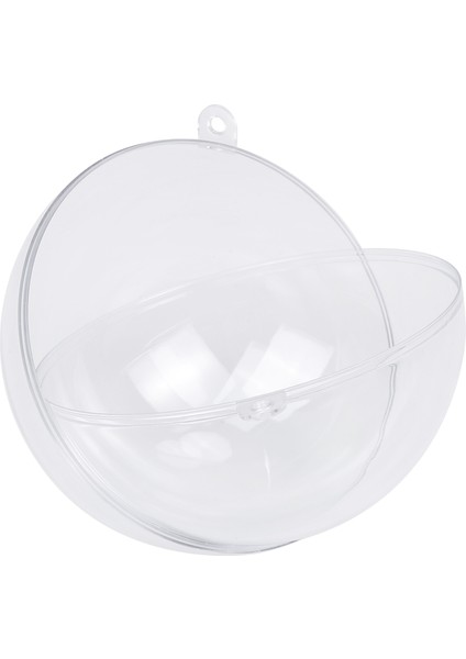 1 Adet Düğün Noel Ağacı Asılı Süslemeler Top Şeffaf Açık Plastik Şeffaf Süs Çocuklar Kendin Yap Parti Malzemeleri 10CM (Yurt Dışından) indirimleri
