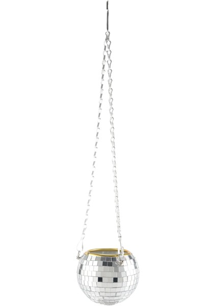 Ayna Reflektör Bahçe Saksıları Yetiştiricilerinin Disko Topu Açık Çiçek Saksıları Halat Ayna Asılı Sepet Duvar Ev Odası Bahçe A (Yurt Dışından) fiyatları